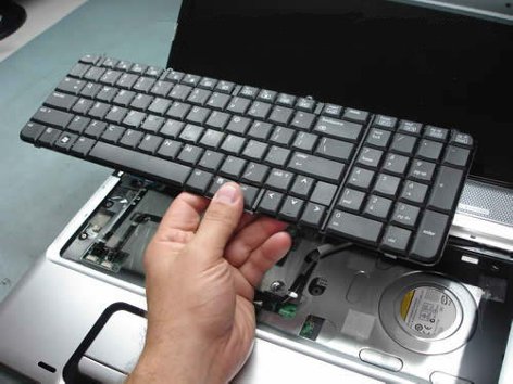 замена клавиатуры ноутбука